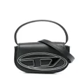 Diesel 1DR XS leather crossbody bag - Black