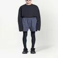 Balenciaga Political Campaign sweat shorts - Grey