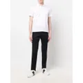 Canali short-sleeved polo shirt - White