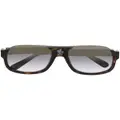 Moncler Eyewear square tinted sunglasses - Brown