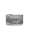 Balenciaga Le Cagole lambskin purse - Silver