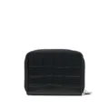 Philipp Plein mini crocodile-embossed leather wallet - Black