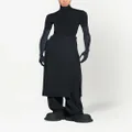 Balenciaga slit tailored skirt - Black