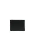 Emporio Armani logo-plaque bi-fold wallet - Black
