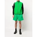 Mackintosh Captain elasticated waistband shorts - Green
