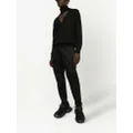 Dolce & Gabbana cut-out roll-neck jumper - Black
