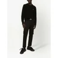 Dolce & Gabbana logo-tag wool-cashmere jumper - Black