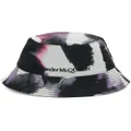 Alexander McQueen Watercolour Graffiti bucket hat - Black