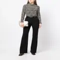 Nili Lotan Corette virgin-wool flared trousers - Black