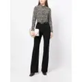 Nili Lotan Corette virgin-wool flared trousers - Black