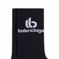 Balenciaga Double B mid-calf socks - Black