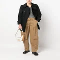 Mackintosh Muie short belted trench coat - Black