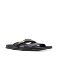 Ancient Greek Sandals Latria double-strap sandals - Black
