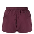 BOSS logo-print swim shorts - Purple