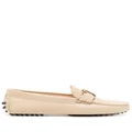 Tod's T-logo leather loafers - Neutrals