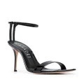 Casadei patent leather 115mm sandals - Black