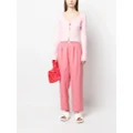 Marni straight-leg wool trousers - Pink