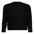 Moschino logo-knit cotton jumper - Black