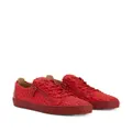Giuseppe Zanotti 3D detailing low-top sneakers - Red