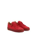 Giuseppe Zanotti 3D detailing low-top sneakers - Red