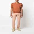Canali fine knit polo shirt - Orange