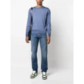 Canali wool-silk blend sweatshirt - Blue