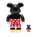 MEDICOM TOY Minnie Mouse BE@RBRICK 100% and 400% figure set - Black