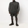 Rick Owens multi-stripe virgin wool jumper - Black