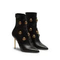 Balmain button-embellished ankle boots - Black