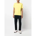 Zegna logo-embroidered T-shirt - Yellow