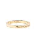 Maison Margiela engraved-logo ring - Gold