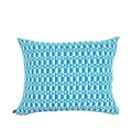 Fornasetti geometric-print square cushion - Blue