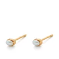Monica Vinader Mini-pearl stud earrings - Gold
