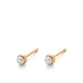 Monica Vinader Mini-pearl stud earrings - Gold
