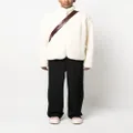 Jil Sander zipped fleece sweatshirt - Neutrals