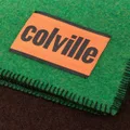 colville striped logo-patch blanket - Green