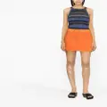 GANNI button-up miniskirt - Orange