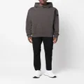 Moncler logo print hoodie - Grey