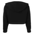 Calvin Klein Jeans logo-detail zip-up hoodie - Black