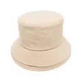 sacai layered-brim wool bucket hat - Neutrals