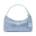 Prada Re-Edition 2000 crystal-embellished mini bag - Blue