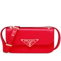 Prada Emblème Saffiano leather shoulder bag - Red