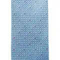 Ferragamo Gancini embroidered silk tie - Blue