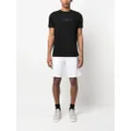 Karl Lagerfeld logo-print cotton track shorts - White