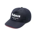 Alexander McQueen logo-print baseball cap - Blue