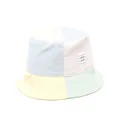 Thom Browne logo patch corduroy bucket hat - Pink