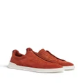 Zegna Triple Stitch suede sneakers - Brown