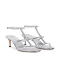 Giuseppe Zanotti crystal embellishment high-heeled sandals - Silver