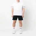 Thom Browne RWB Stripe cotton polo shirt - White