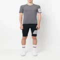 Thom Browne 4-Bar stripe T-shirt - Grey